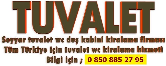 tuvalet wc kiralama